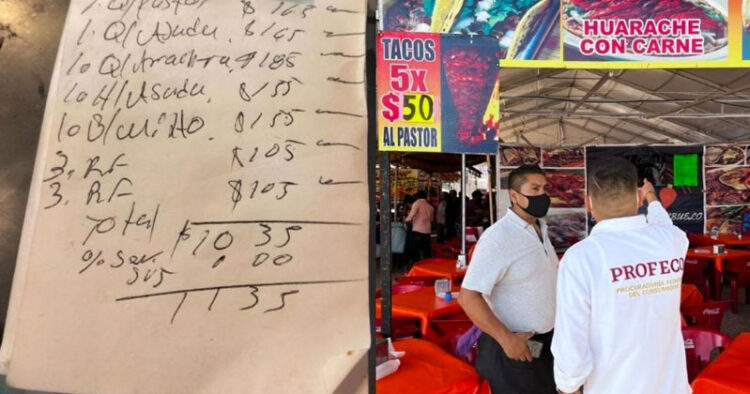 Hombre paga más de mil pesos en tacos en una feria de Irapuato