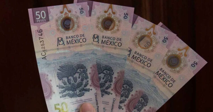 Peso mexicano retrocede a la espera de datos de la inflación de EU