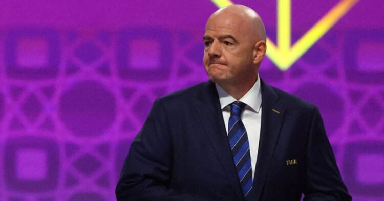 Infantino está en Palacio Nacional con AMLO