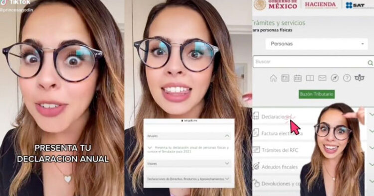 Tiktoker da tutorial para la Declaración Anual y se vuelve viral