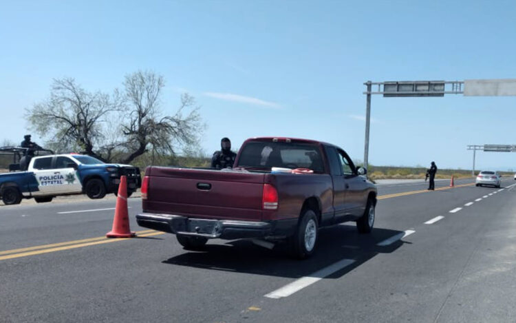 Continúan los filtros sanitarios en fronteras estatales de Tamaulipas