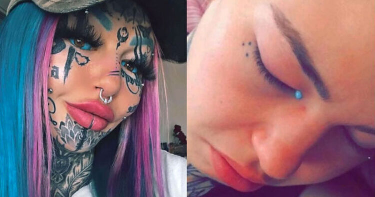 Modelo se tatuó los ojos y quedó ciega por semanas