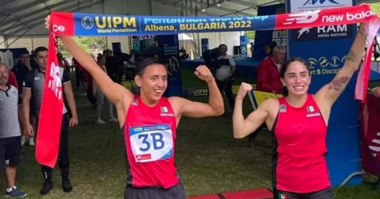 Pentatletas mexicanos ganan medalla de oro en Bulgaria 2022
