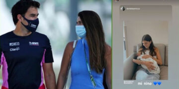 Checo Pérez anuncia el nacimiento de su tercer hijo
