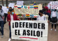 Protestan migrantes en México por falta de comida