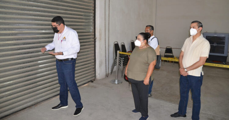 Con Guardia Nacional, reparten boletas electorales en Tamaulipas