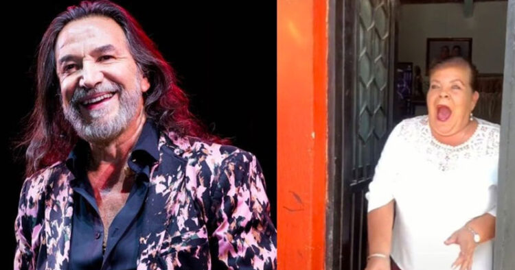 Abuelita se emociona al recibir la foto de su “novio” en tamaño real