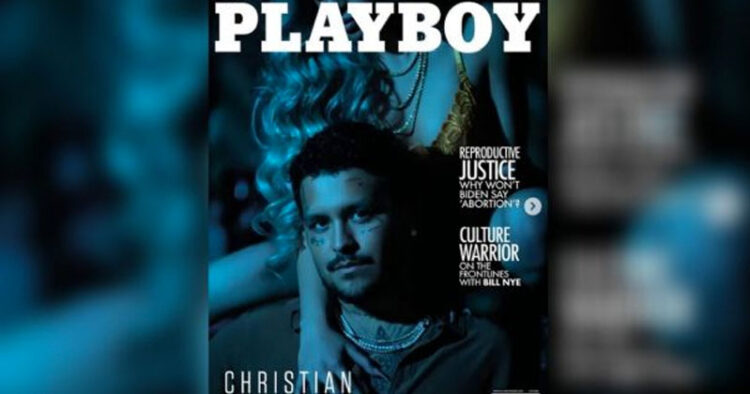 Christian Nodal sorprende con portada para Playboy