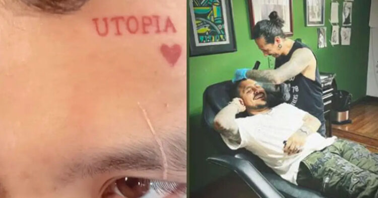 Nodal se borra el último tatuaje inspirado en Belinda