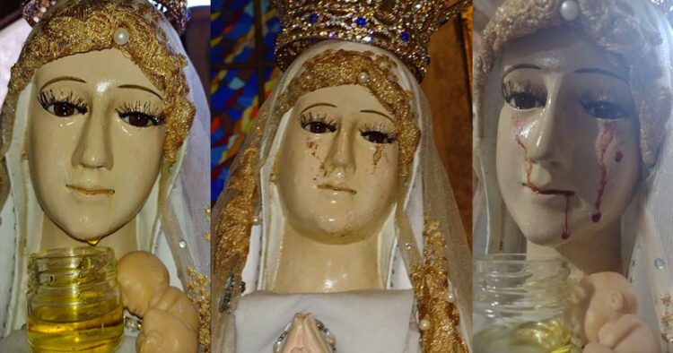 Virgen que llora aceite en Jalisco sorprende a escépticos
