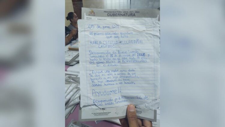 Una madre de Nuevo Laredo pide dramática ayuda