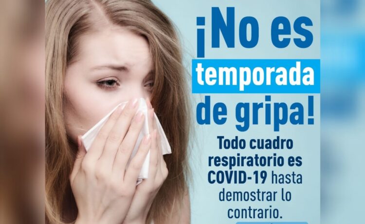 Advierte Salud de Tamaulipas que cualquier gripa es Covid-19