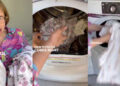 Abuelita influencer rompe TikTok con sus trucos para lavar ropa