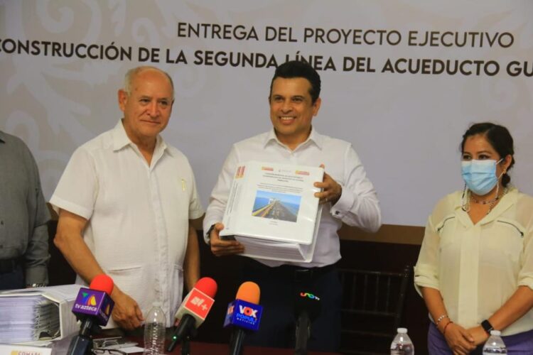 Recibe Lalo Gattás el proyecto de la Segunda Línea del Acueducto para Victoria (Video)
