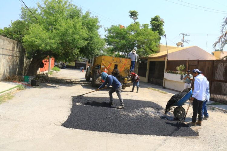 Reporta Obras Públicas mejoras en vialidades de Victoria