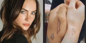 Belinda aún mantiene el tatuaje que se hizo por Nodal