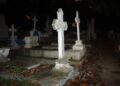 Panteones de Victoria son escenario de rituales de brujería (video)