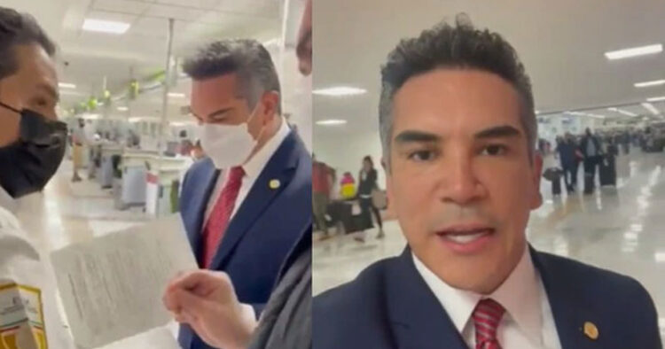 Alejandro Moreno es retenido por segunda ocasión en el AICM