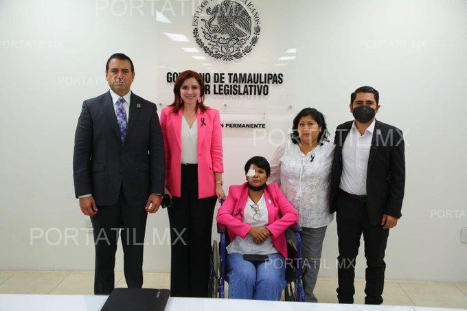 Lesionan a diputada en el Congreso de Tamaulipas con un fragmento de vidrio (Video)