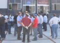 Protestan empleados de Telmex en Tamaulipas y mantienen paro