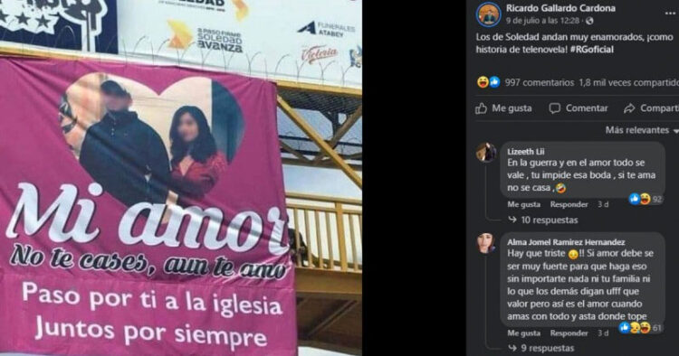 ‘Mi amor, no te cases, aún te amo’, la historia de amor que destacó gobernador de SLP