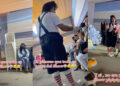 Payaso se equivoca de fiesta y se da cuenta en pleno show