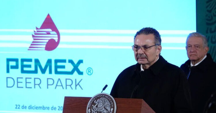 Octavio Romero anuncia que la refinería Deer Park recuperó su inversión en 6 meses