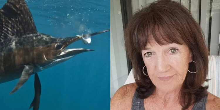 Un pez espada saltó del agua y «apuñaló» a una abuelita