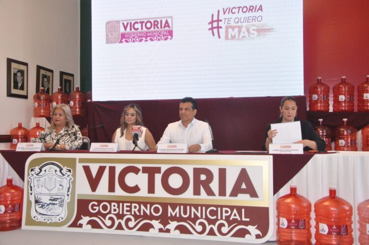 Dará el gobierno de Victoria garrafones de agua gratis a familias vulnerables (Video)
