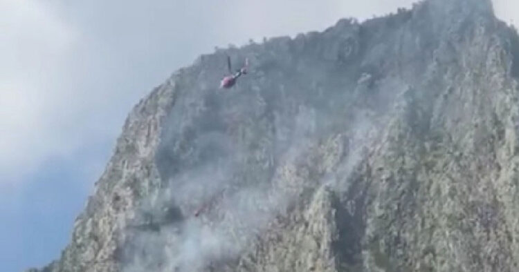 Controlan incendio en el Cerro de la Silla