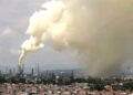 Nube amarilla aterroriza a habitantes de Salamanca