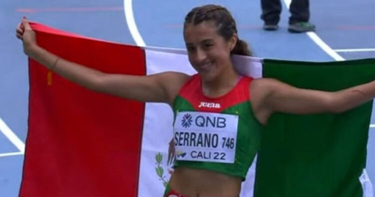 Karla Serrano, oro en Mundial de Atletismo Sub-20