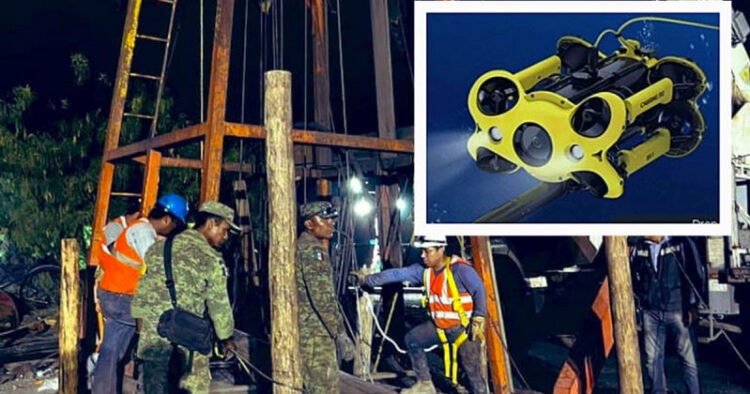 Usarán dron submarino en labores de rescate de mineros en Sabinas
