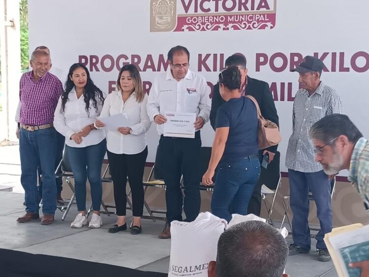 Entrega Gobierno de Victoria 2 toneladas de semilla a productores