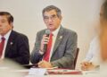 El gobernador de Tamaulipas, Américo Villarreal, pide fortalecer las acciones en Salud