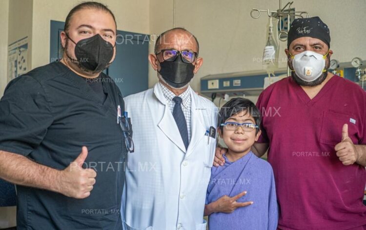 Trasplantan riñón a niño de 13 años en hospital infantil de Tamaulipas