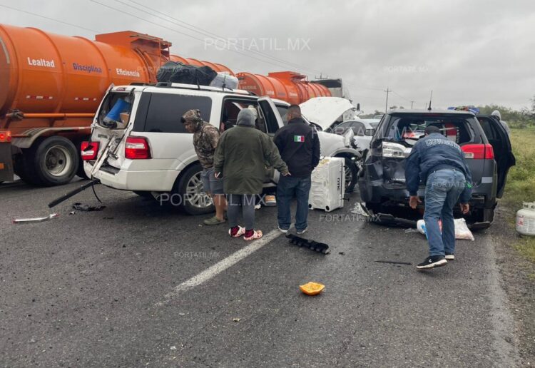 Vacacionistas llenan carreteras de Tamaulipas, prevén más accidentes