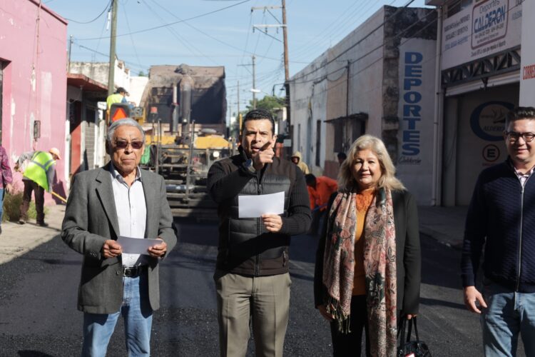 Cierra gobierno de Victoria el año con obras pavimentación y bacheo