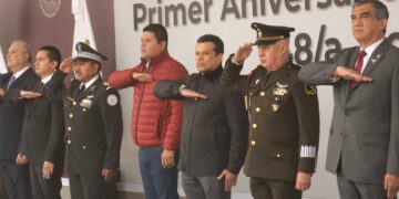 Participa alcalde en ceremonia cívica y mesa de reconstrucción de la paz