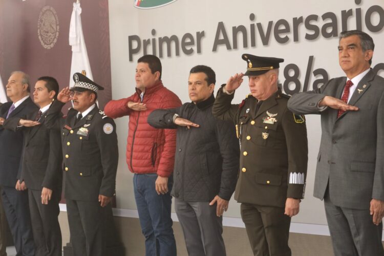 Participa alcalde en ceremonia cívica y mesa de reconstrucción de la paz