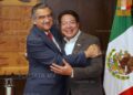 Américo Villarreal y Mario Delgado se reúnen en Tamaulipas