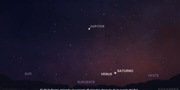 22 de Enero: La Conjunción de Venus y Saturno