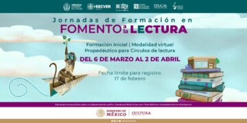 Invita a las Jornadas de Formación en Fomento a la Lectura 2023 en Veracruz