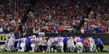 Tragedia en la NFL; Damar Hamlin sufre alarmante conmoción