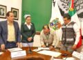 Firma convenio Municipio con IMSS y SST para cuidar salud de estudiantes