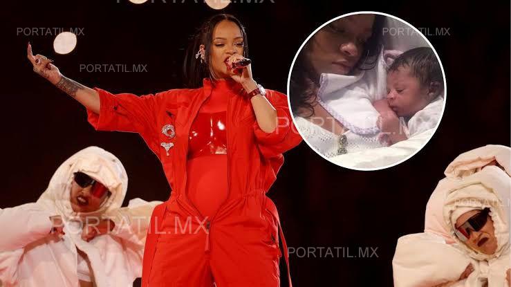Rihanna publica la primera foto familiar con su bebé