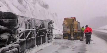 Tormenta de nieve paraliza Croacia