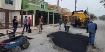 Mejora municipio 23 mil mt2 de calles en Victoria