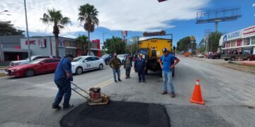 Lleva Municipio programa de bacheo a más colonias