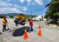 Tras lluvias, reactiva Municipio programa de bacheo en la ciudad